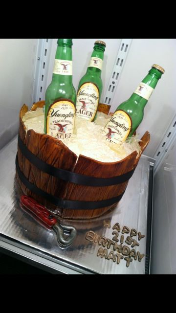 21st Birthday Beer Cake