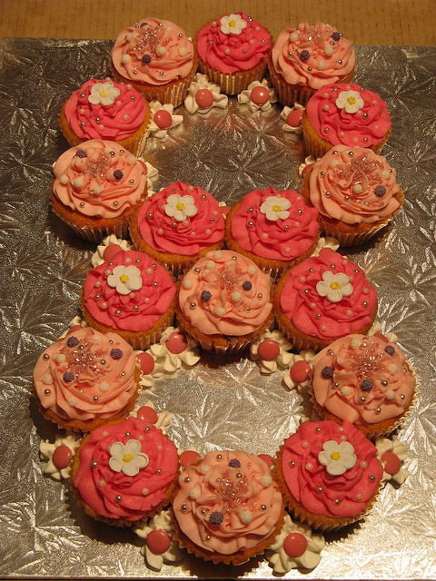 8th Birthday Cupcakes