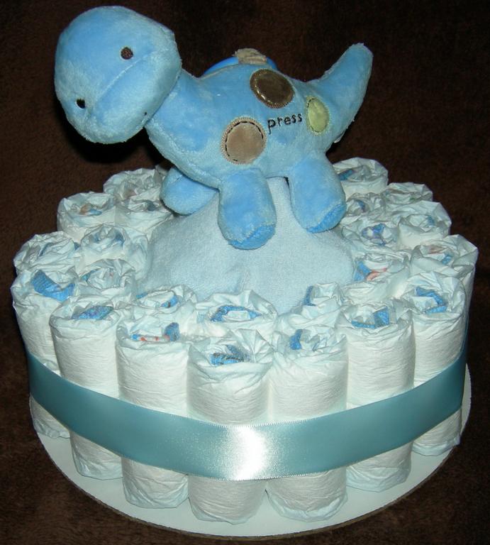 Baby Boy Diaper Cake