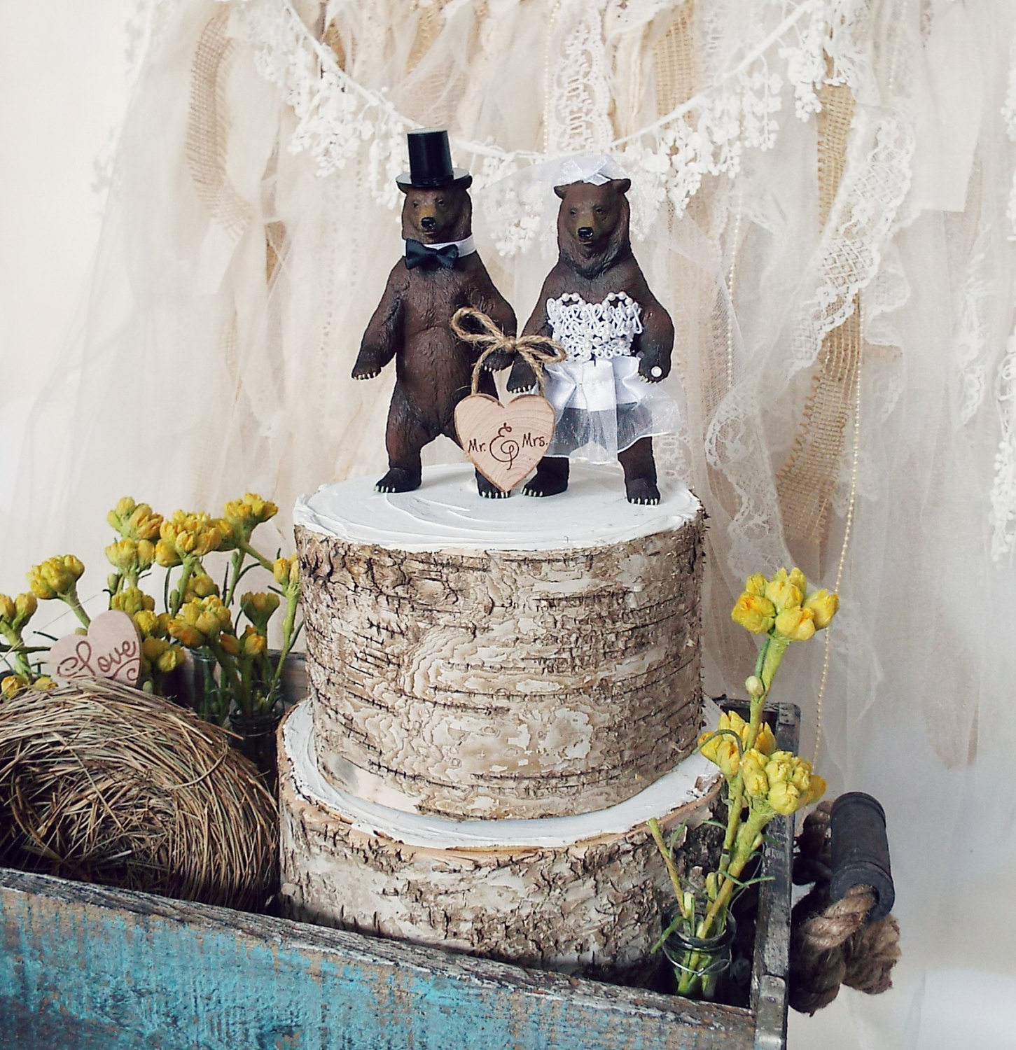 Bear Themed Wedding Cakes