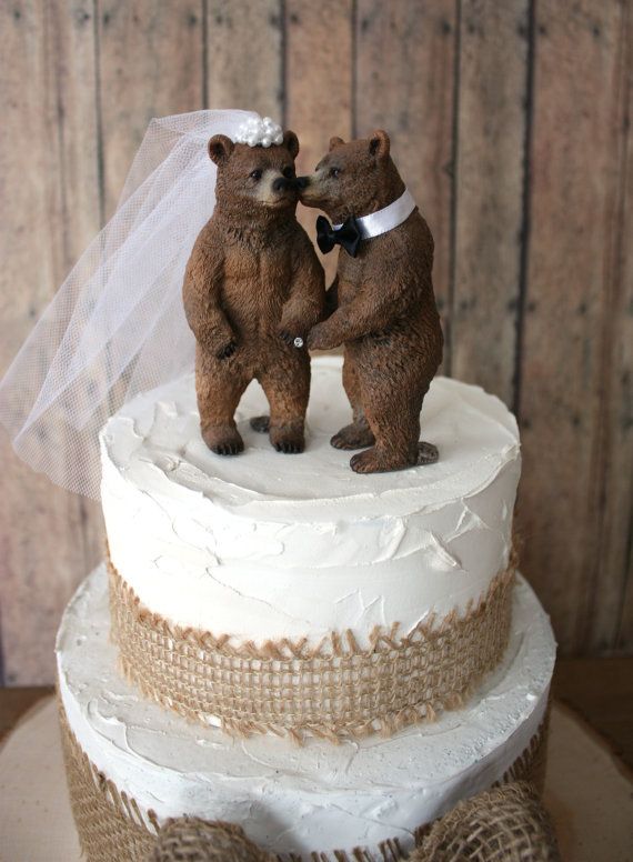 13 Photos of Bear Wedding Cakes