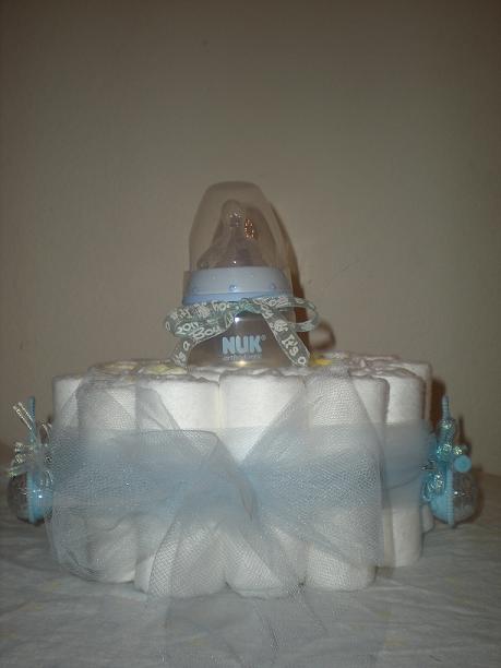 Boy Themed Diaper Cakes