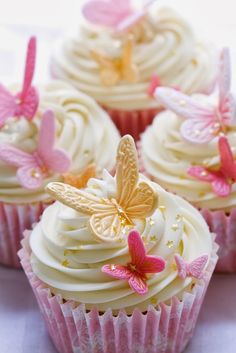 8 Photos of Butterfly Girl Baby Shower Cupcakes