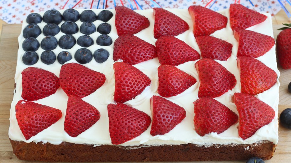 Flag Cookie Cake Recipe