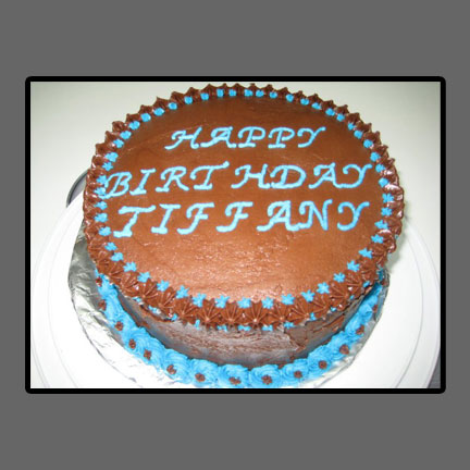 Happy Birthday Tiffany Cake