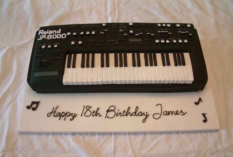 Keyboard Cake