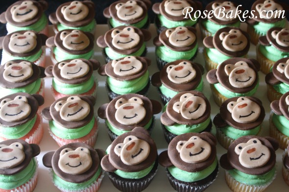 Monkey Baby Shower Cupcakes Ideas