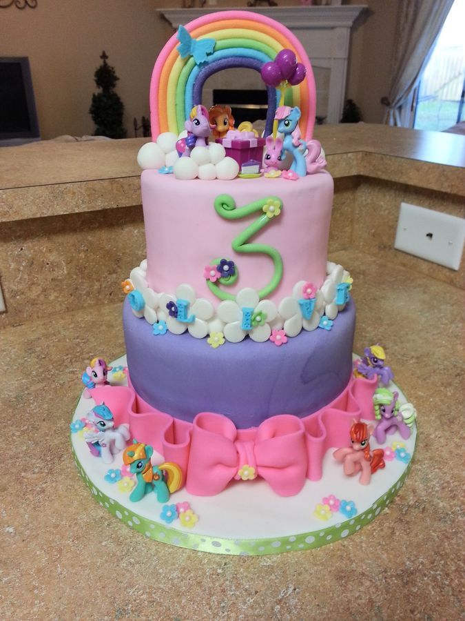 My Little Pony Birthday Party Cake