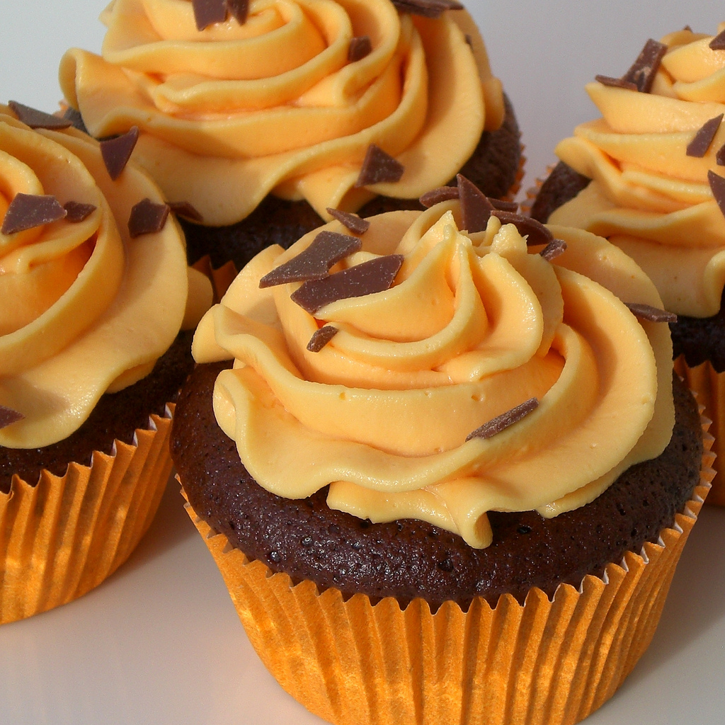 Orange and Chocolate Cupcakes