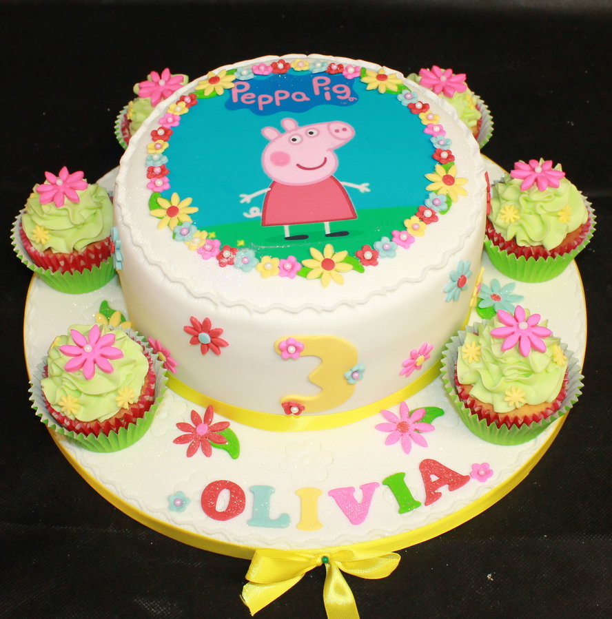 Peppa Pig Birthday Cake