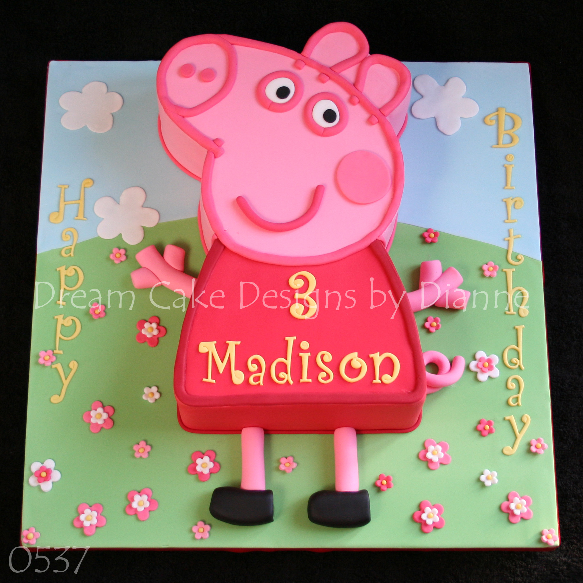 Peppa Pig Birthday Cake