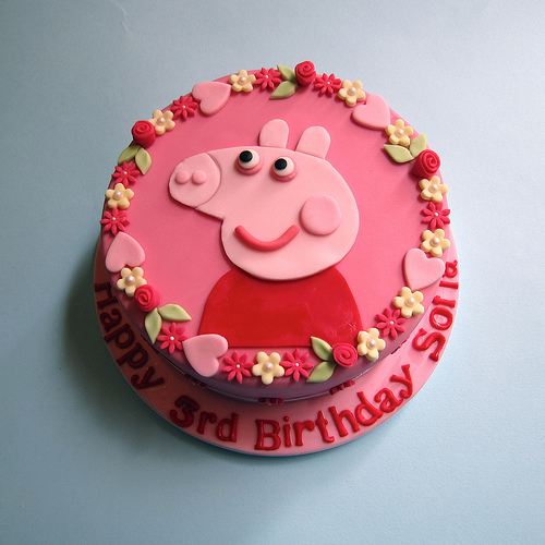 Peppa Pig Birthday Cake