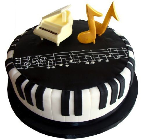 7 Photos of Keyboard Piano Birthday Cakes