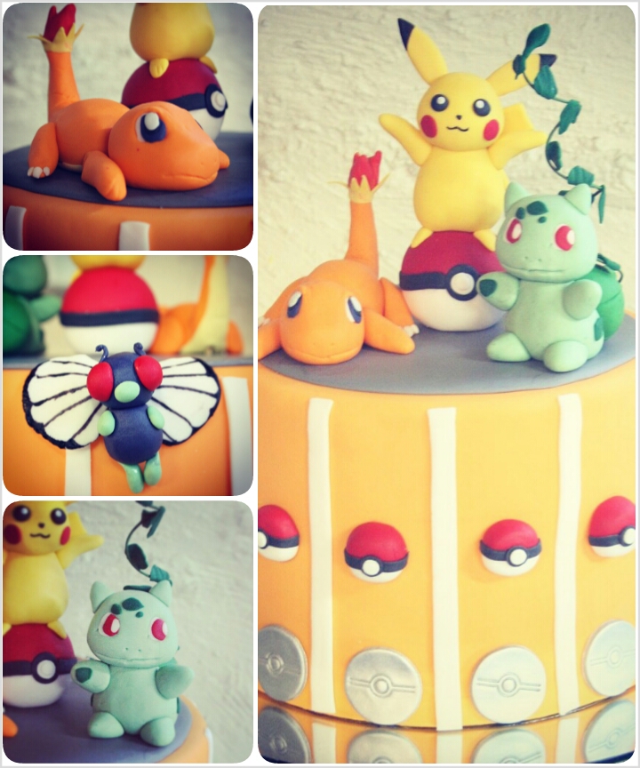 Pokemon Charmander Birthday Cake