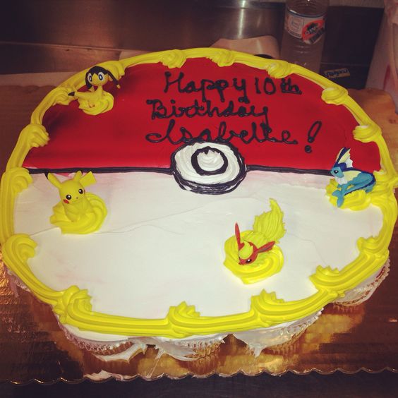 Pokemon Pull Apart Cupcake Cake