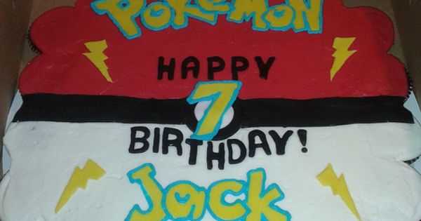 Pokemon Pull Apart Cupcakes