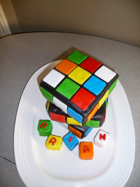 7 Photos of Fidget Cube Themed Birthday Cakes