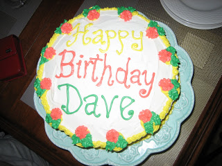 Semi Happy Birthday Dave Cake