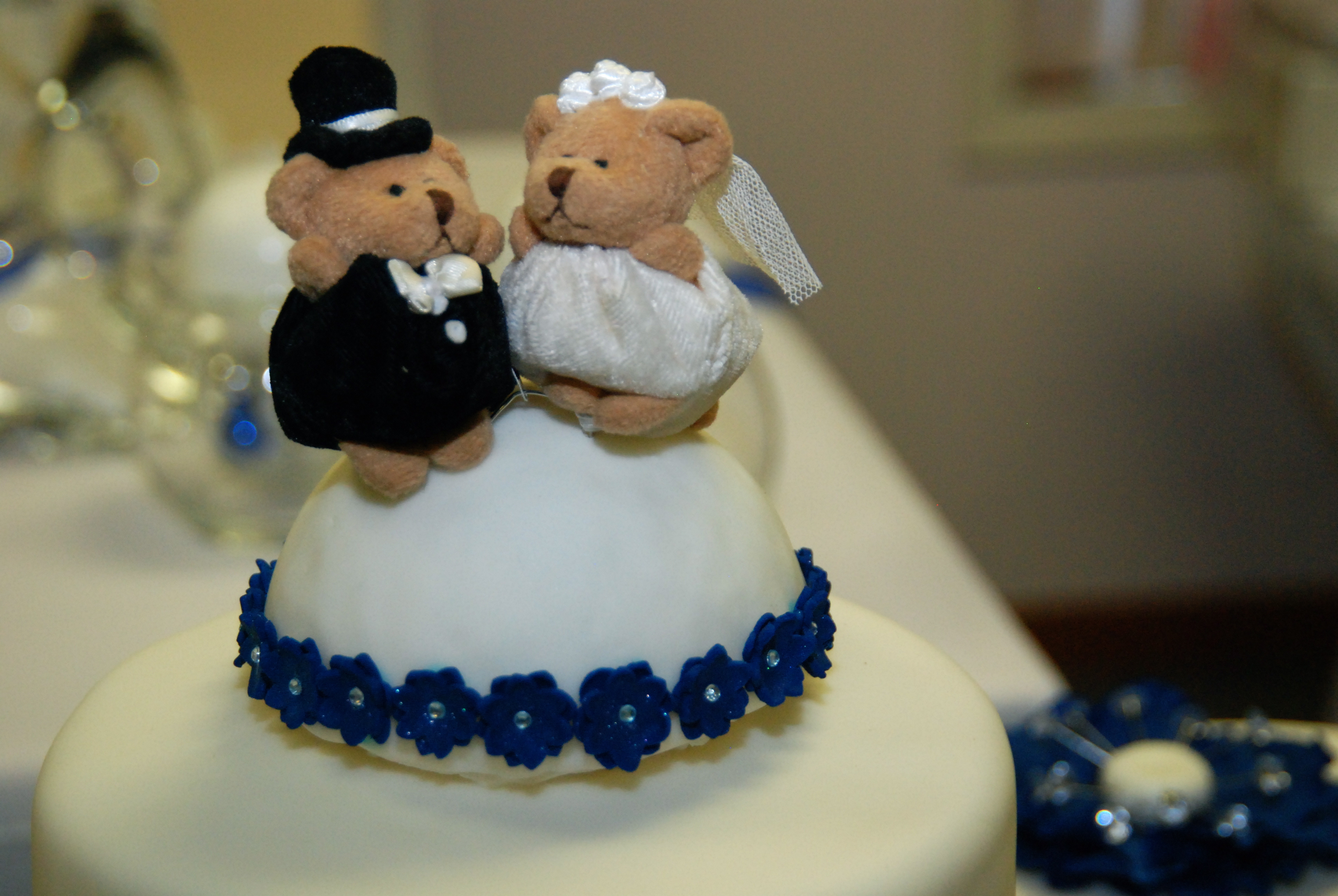 Teddy Bears Wedding Cake Toppers