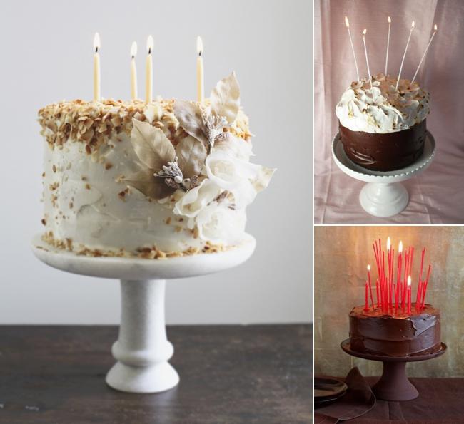 Wedding Cake with Candles