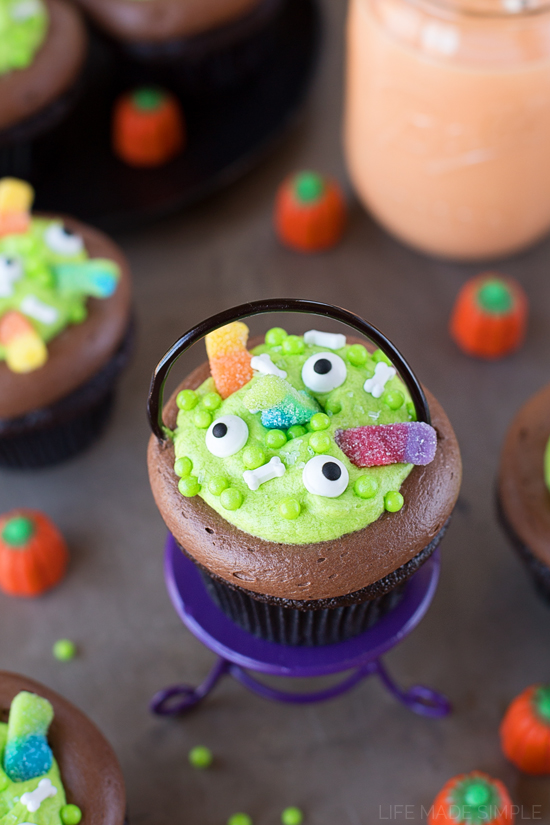 Witches Cauldron Cupcakes