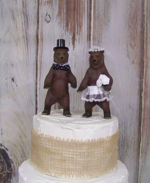 Woodland Forest Animal Cake Toppers