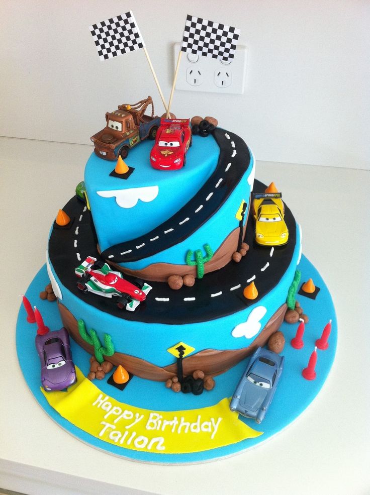 Cars Birthday Cake