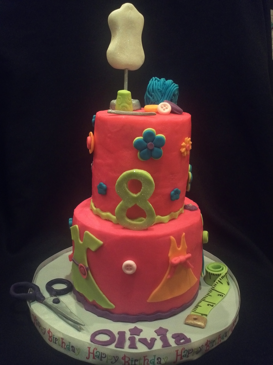 Fashion Designer Birthday Cake