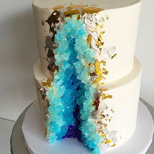 Geode Wedding Cakes