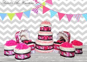 Hello Kitty Diaper Cake