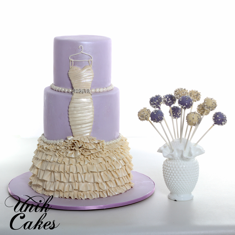 Lavender Bridal Shower Cake