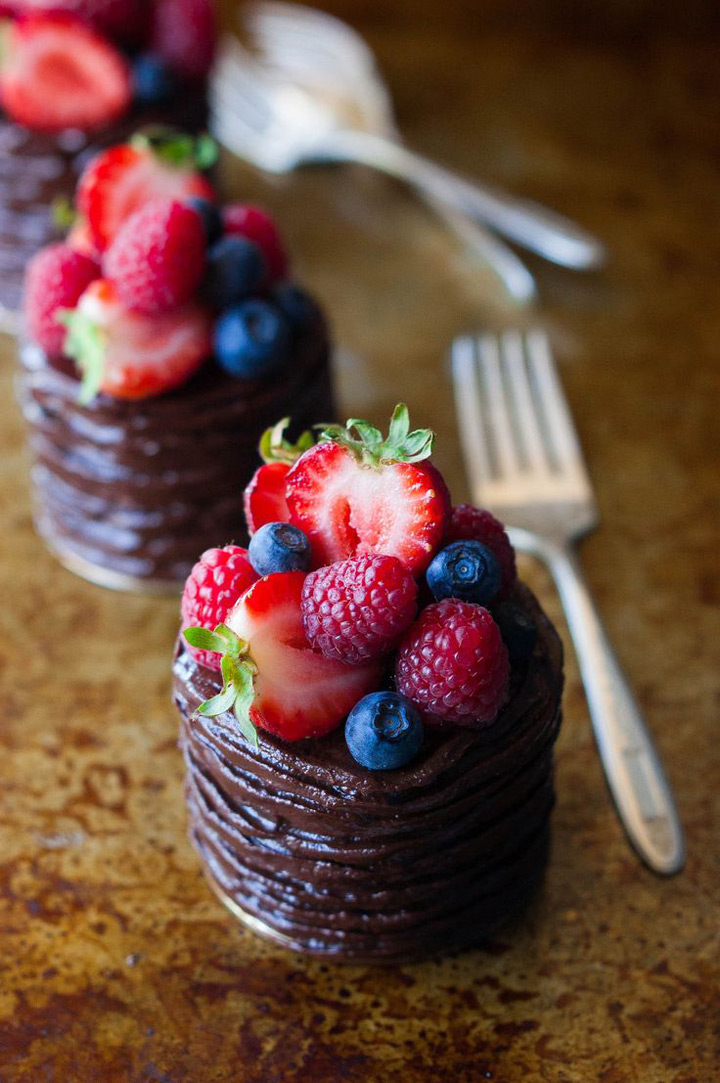 Mini Chocolate Cake Desserts