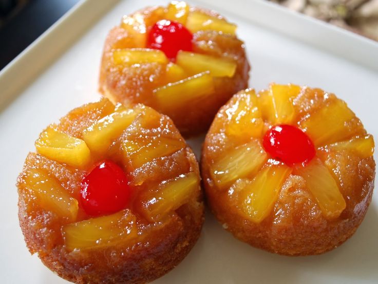 Mini Pineapple Upside Down Cakes