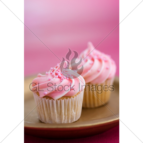 Mini Pink Cupcakes