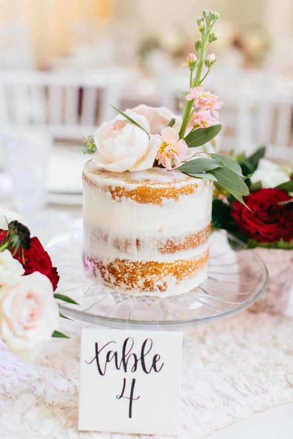 Mini Wedding Cake Centerpieces