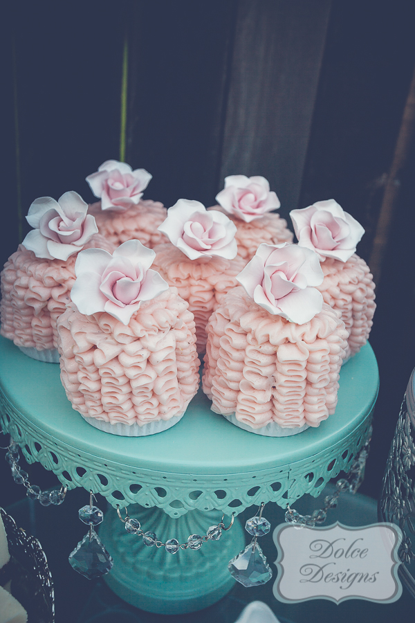 Mint and Pink Dessert Table