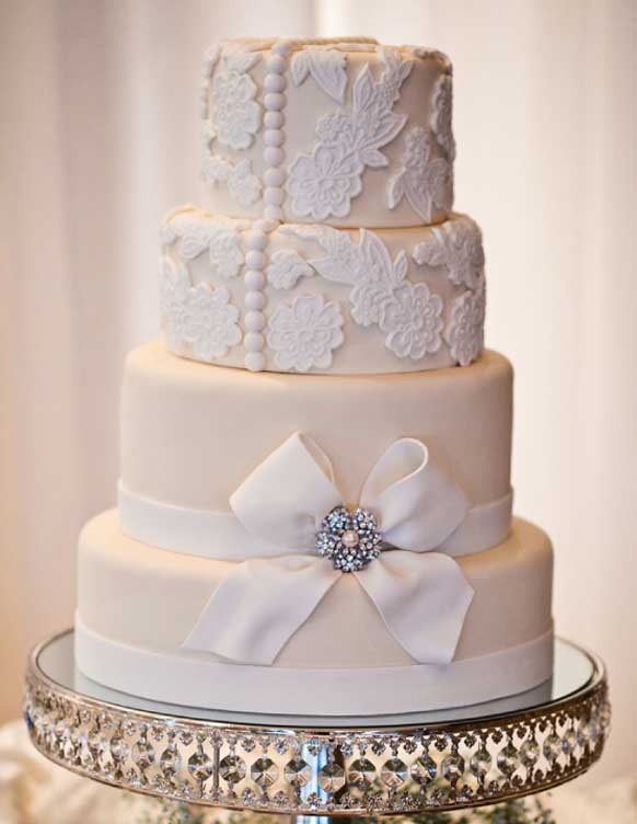 Old Hollywood Vintage Wedding Cakes