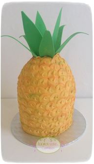 Pineapple Shaped Cake Ideas