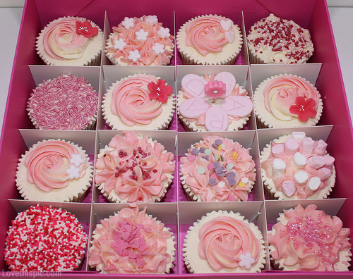 Pretty Pink Cupcakes