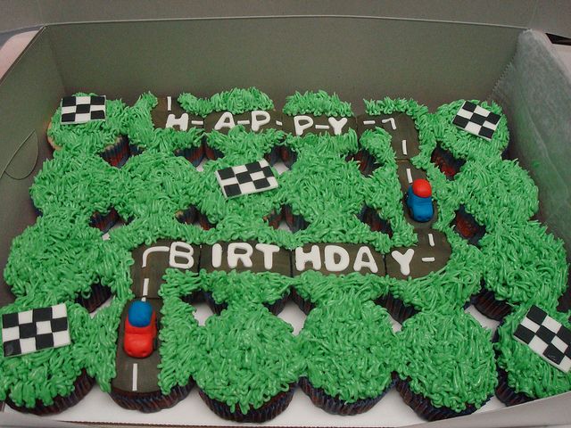 Race Car Cupcake Cake