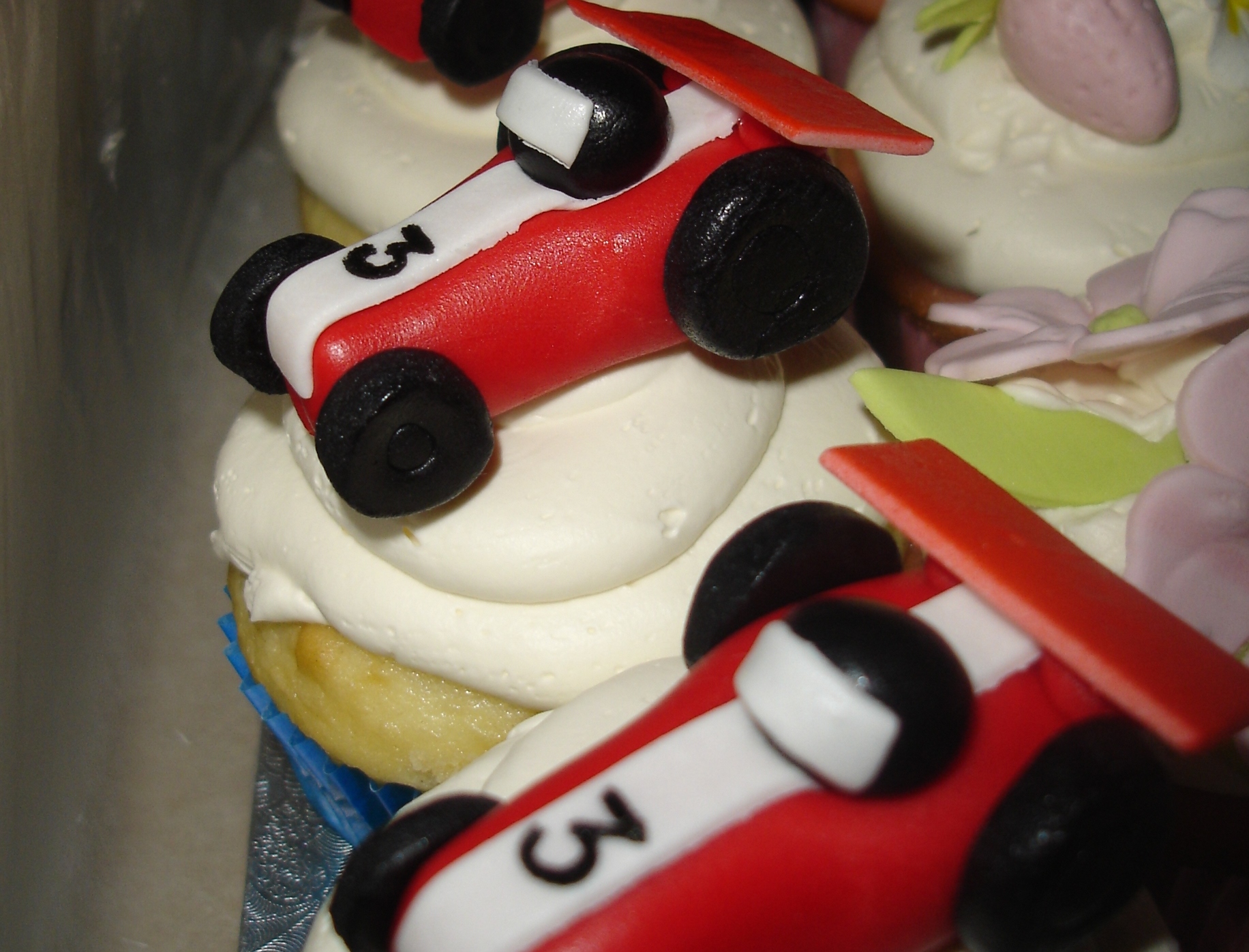 Race Car Cupcakes