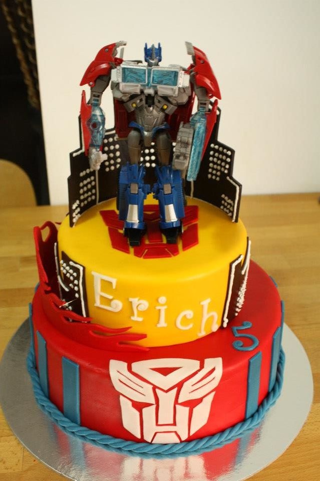 Transformers Birthday Cake