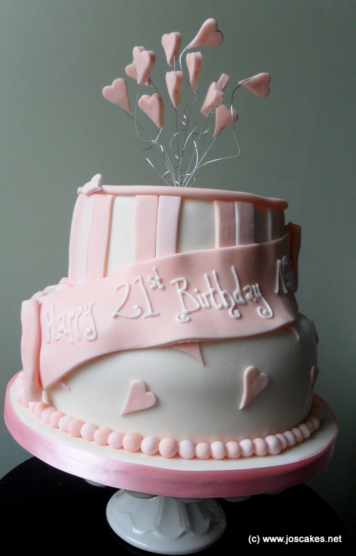 9 Photos of Tiered 21st Birthday Cakes