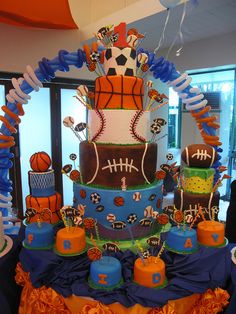 11 Photos of Sports Birthday Cakes For 1 Year Old