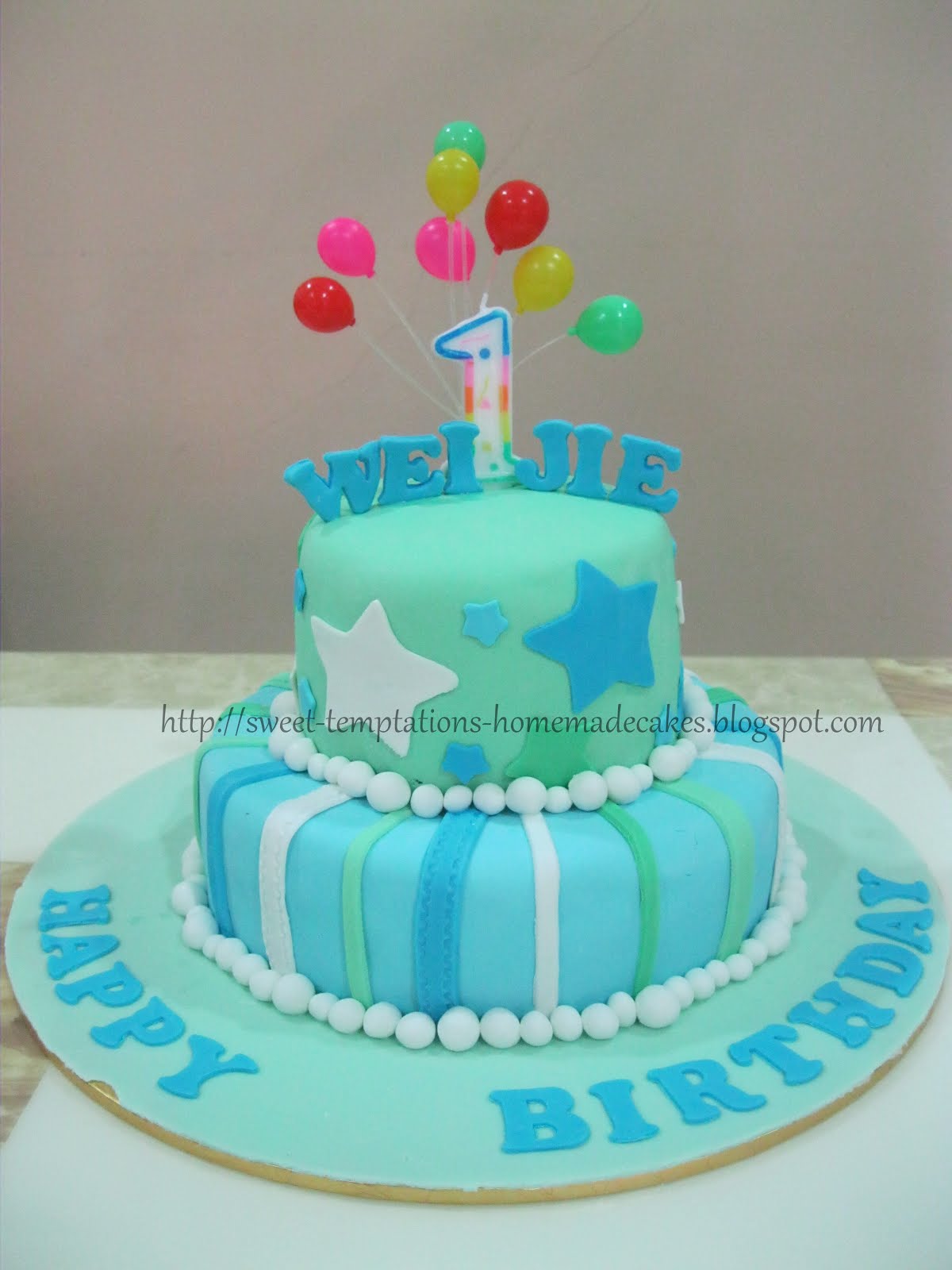 1 Year Old Boy Cake