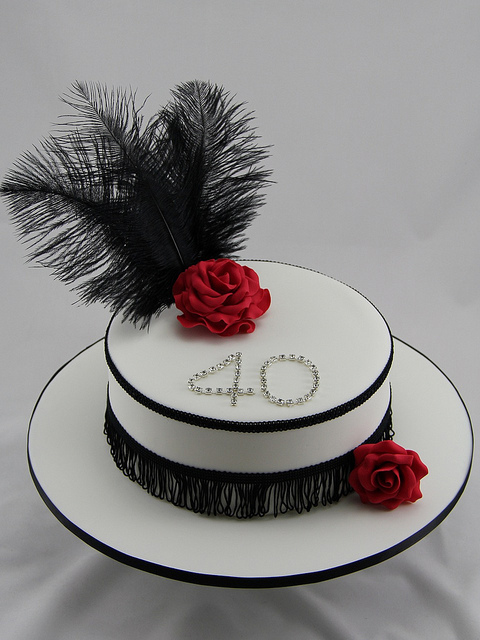 1920s Birthday Cake