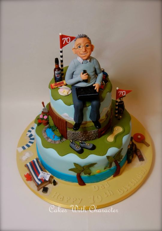 70th Birthday Cake Ideas for Dad