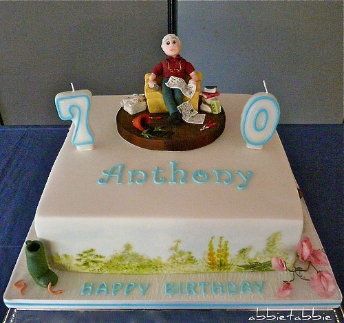 70th Birthday Cake Ideas