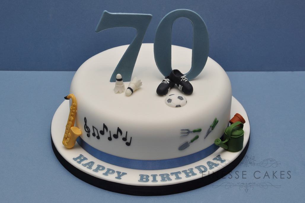 70th Birthday Cake Ideas