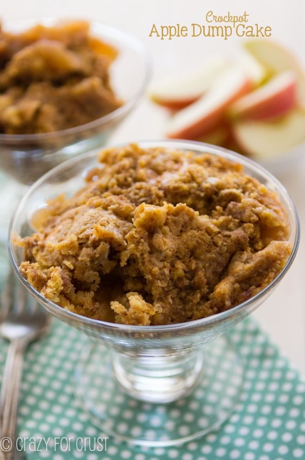 Apple Dump Cake Crock Pot Recipe